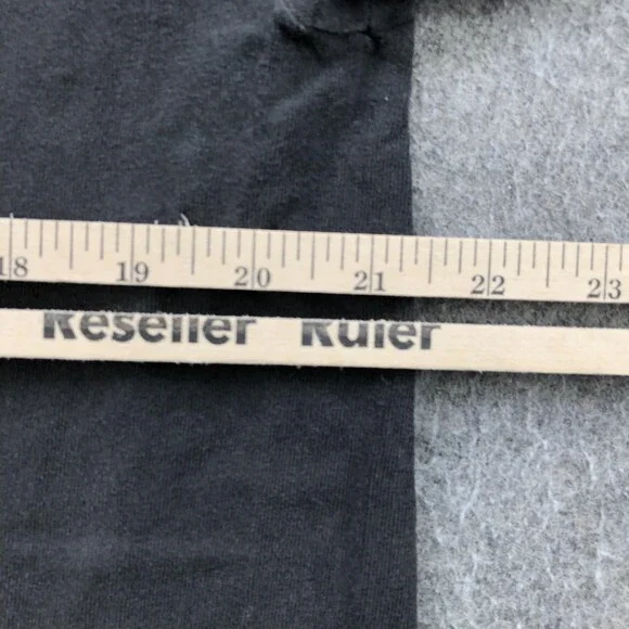 Vintage Motorcycles Shirt Mens Large Black Delta Pro Weight Flame Graphic Tee - Picture 9 of 10